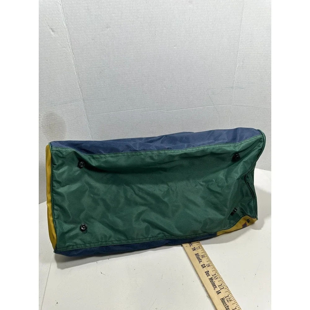 Vintage 90s‎ Fossil Outdoor Gear Duffle Bag Colorblock Multicolor Overnight Tote